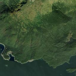 Hood Bay Alaska map(satellite map)