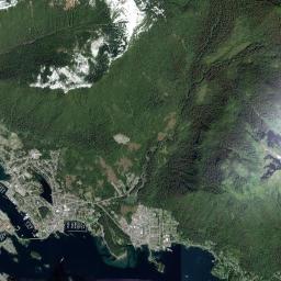 Sitka Alaska map(satellite map)