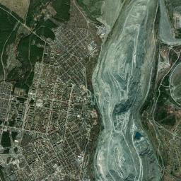Asbest Satellite Map