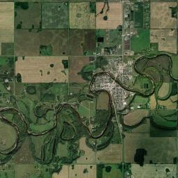 Manning Satellite Map