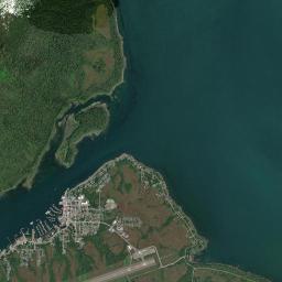 Petersburg Alaska map(satellite map)