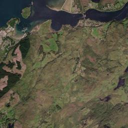 A85, Oban, Argyll and Bute, UK Satellite Map