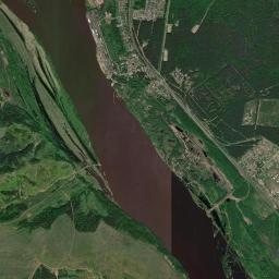 Kama Satellite Map