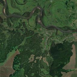 Nazarovskiy Rayon Satellite Map