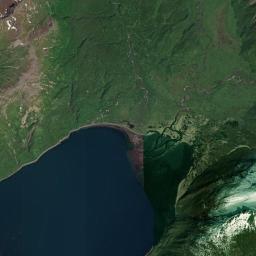 Ivanof Bay Alaska map(satellite map)