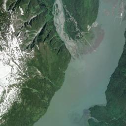 Hyder Alaska map(satellite map)