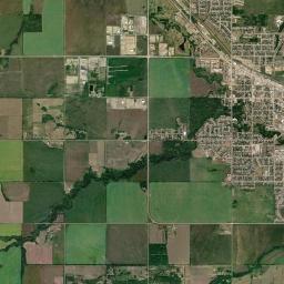 Dawson Creek Satellite Map