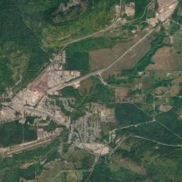 Chetwynd Satellite Map