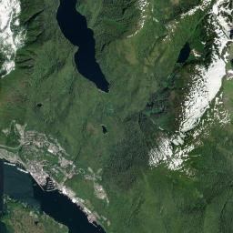 Ketchikan Alaska map(satellite map)