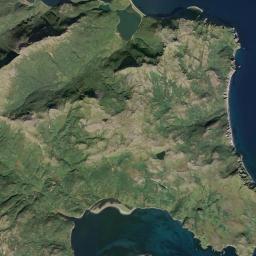 Unga Alaska map(satellite map)