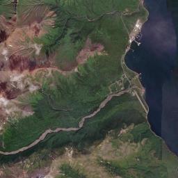 False Pass Alaska map(satellite map)