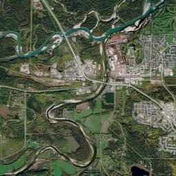 Whitecourt Satellite Map