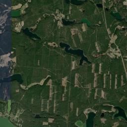 Powiat kościerski Satellite Map