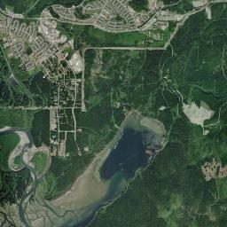 Kitimat Satellite Map