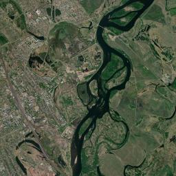 Zima Satellite Map