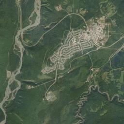 Grande Cache Satellite Map