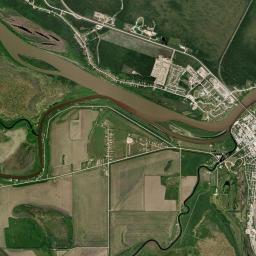 The Pas Satellite Map