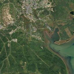 Okha Satellite Map