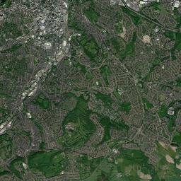 Sheffield, uk Satellite Map