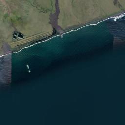 Umnak Alaska map(satellite map)