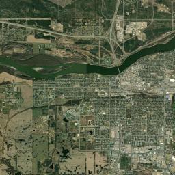 Prince Albert Satellite Map