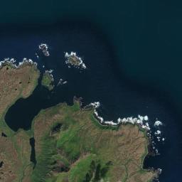 Attu Alaska map(satellite map)
