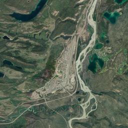 Jasper Park Lodge Satellite Map