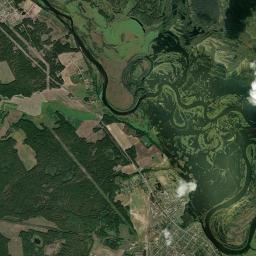 Parychy Satellite Map