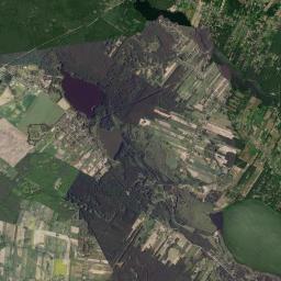Łąck Satellite Map