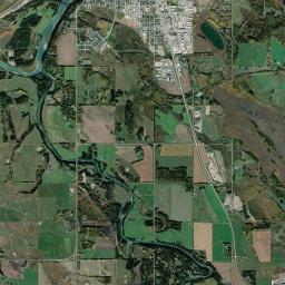 Rocky Mountain House Satellite Map