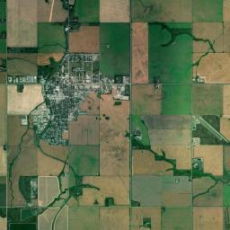 Three Hills Satellite Map