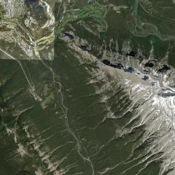 Banff Satellite Map