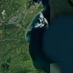 Severo-Kuril’sk Satellite Map