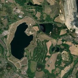 Okres Most Satellite Map