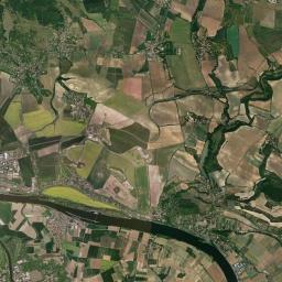 Křešice Satellite Map