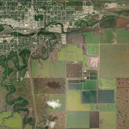 Moose Jaw Satellite Map
