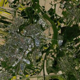 Powiat raciborski Satellite Map