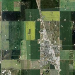 Claresholm Satellite Map