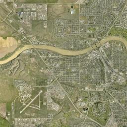 Medicine Hat Satellite Map
