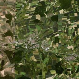 Regierungsbezirk Unterfranken Satellite Map