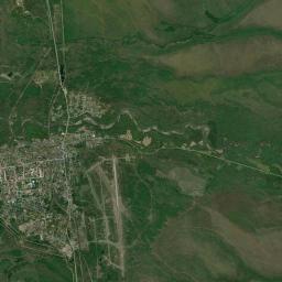 Smirnykh Satellite Map
