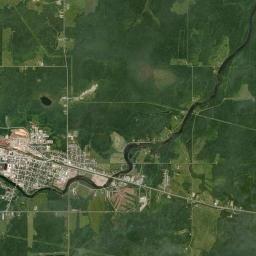 Hearst Satellite Map