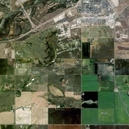 Fort Macleod Satellite Map