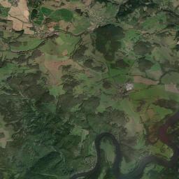 Okres Příbram Satellite Map