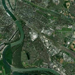 Ludwigshafen am Rhein Satellite Map