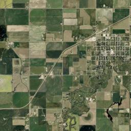 Magrath Satellite Map