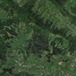 Powiat bieszczadzki Satellite Map