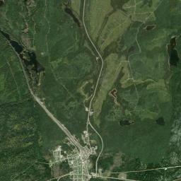 Hornepayne Satellite Map