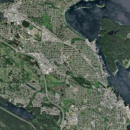 Nanaimo Satellite Map