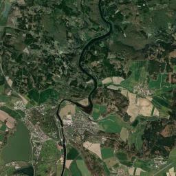 Hluboká nad Vltavou Satellite Map